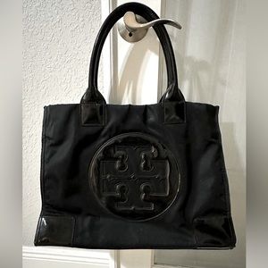 Tory Burch Patent Black Large Tote